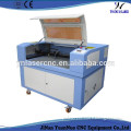YN9060 small guillotine rubber / leather laser cutter with cheap price and high quality